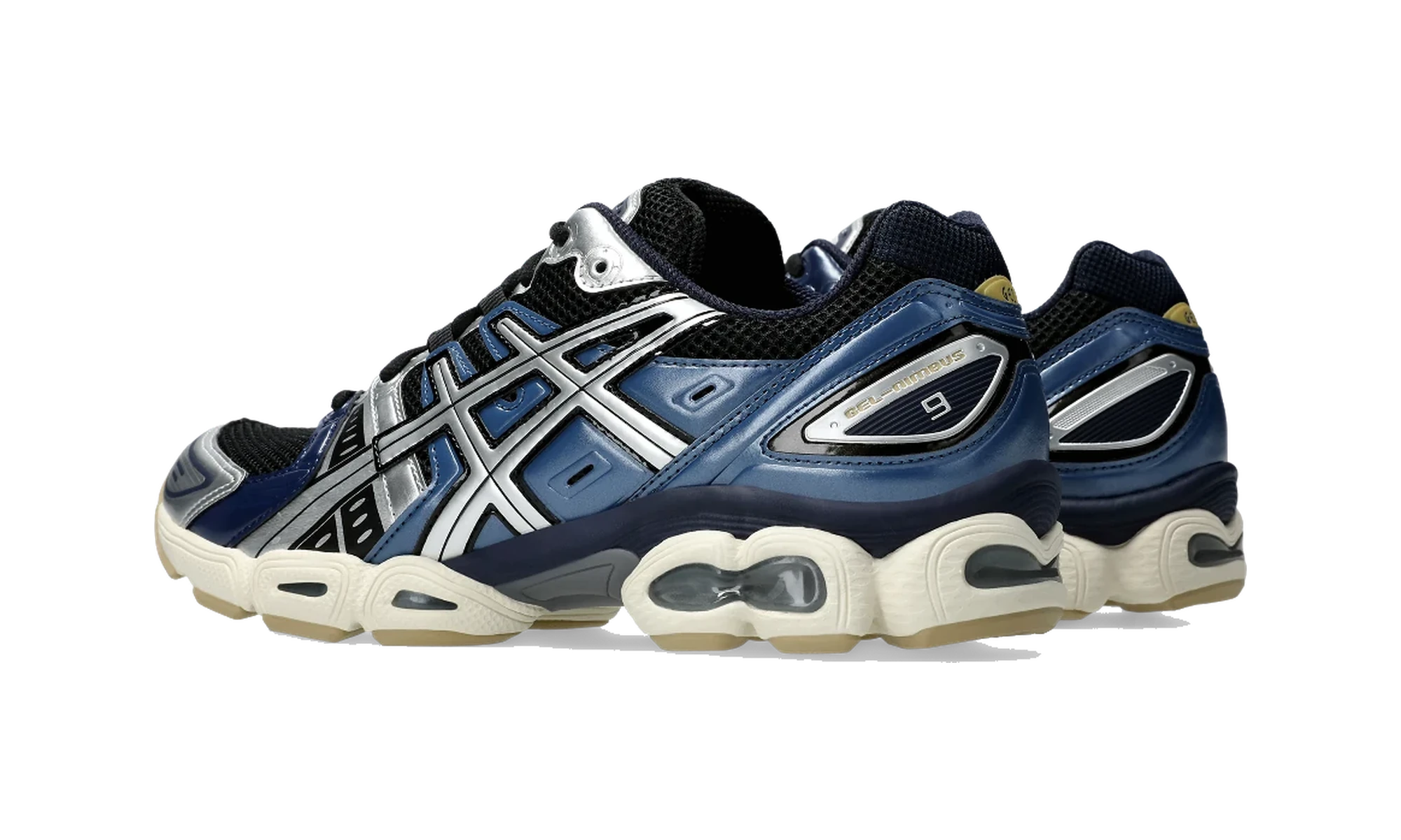 ASICS Gel-Nimbus 9 Black Pure Silver Blue