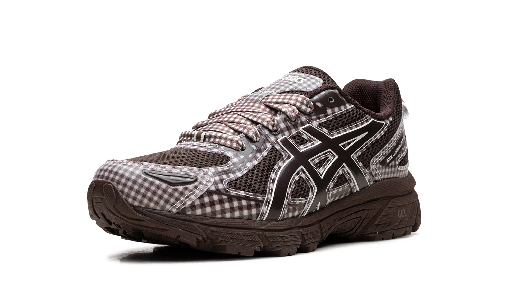 ASICS Gel-Venture 6 Story mfg. Reddish Brown Gingham