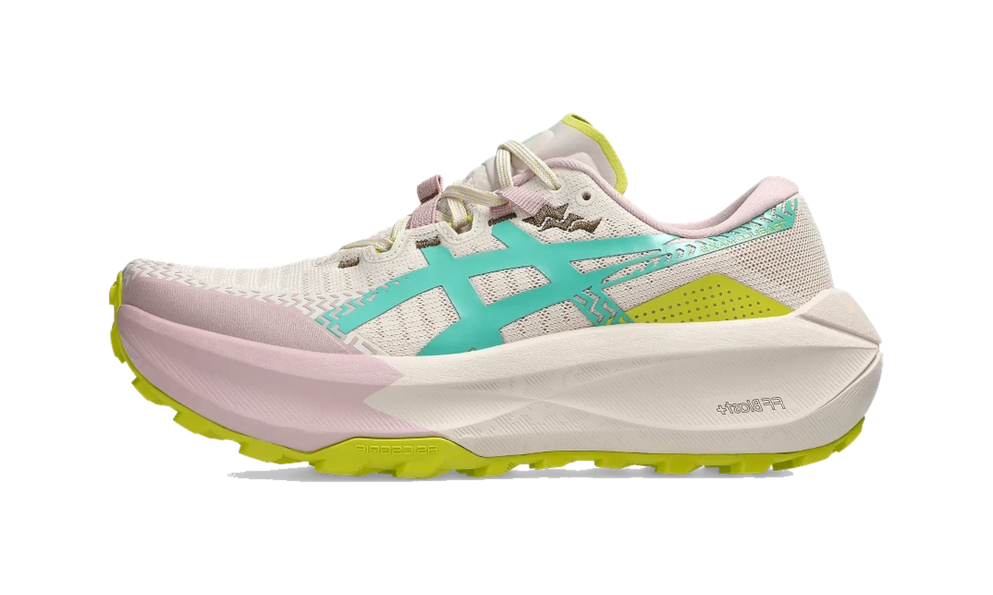 ASICS Trabuco Max 5 Mineral Beige Aurora Green