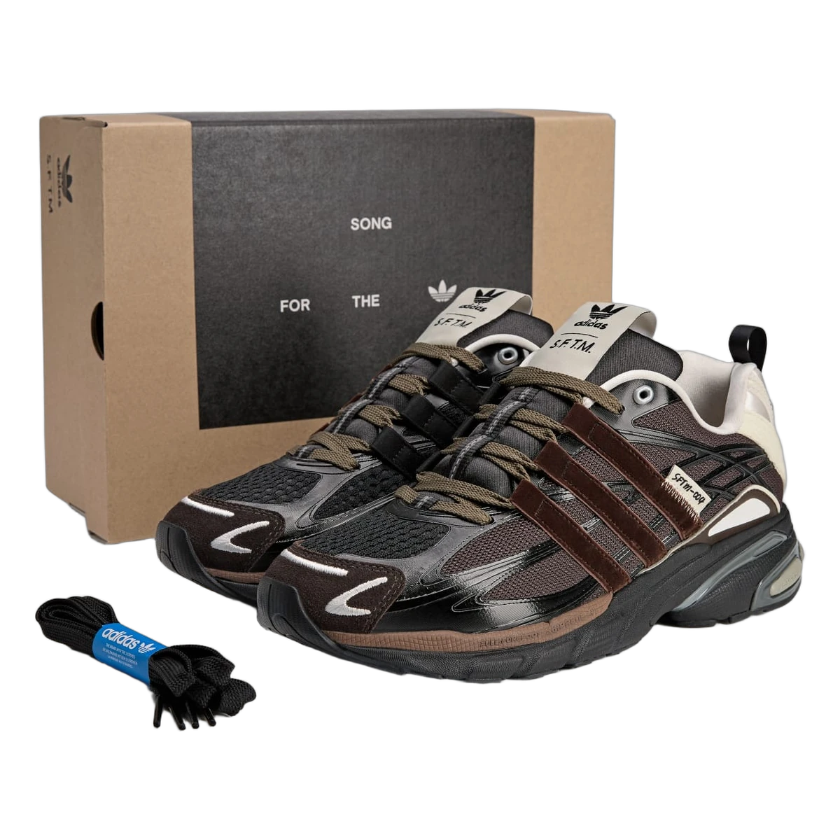 Adidas Adistar Cushion Song for the Mute Core Black Dark Brown