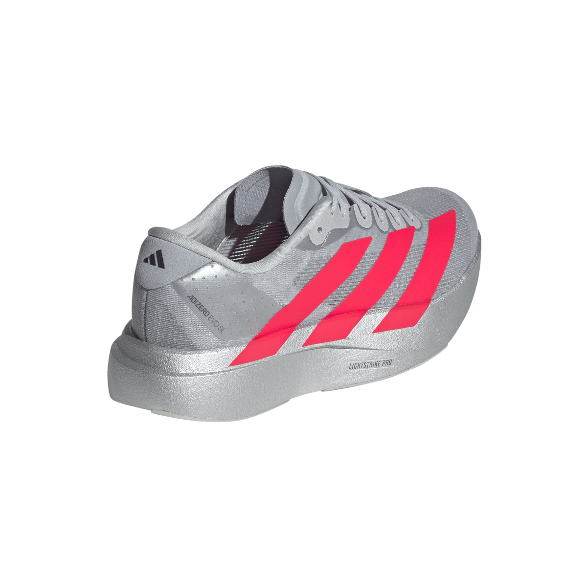 Adidas Adizero Evo SL Silver Metallic Lucid Red