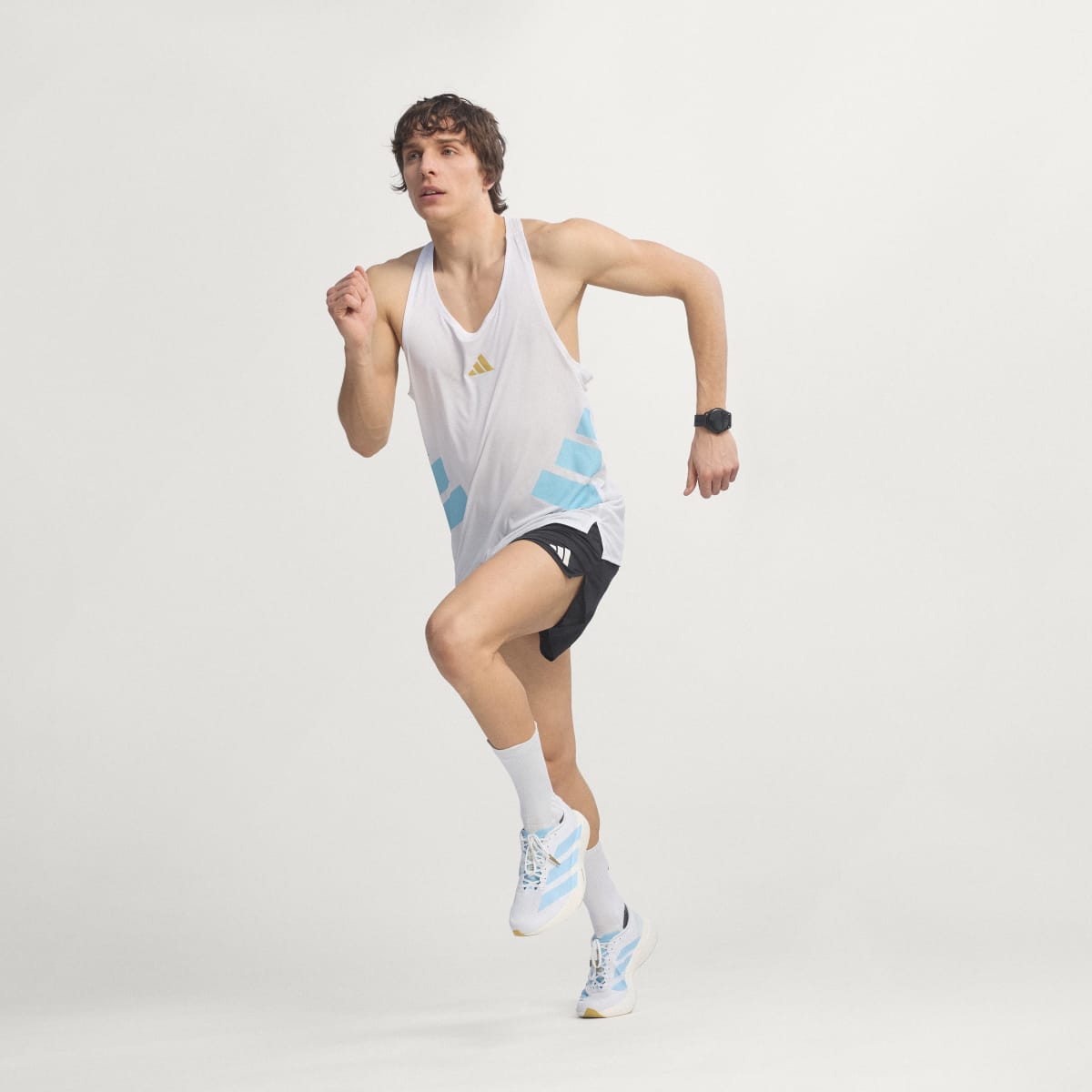 Adidas Adizero Evo SL White Clear Blue