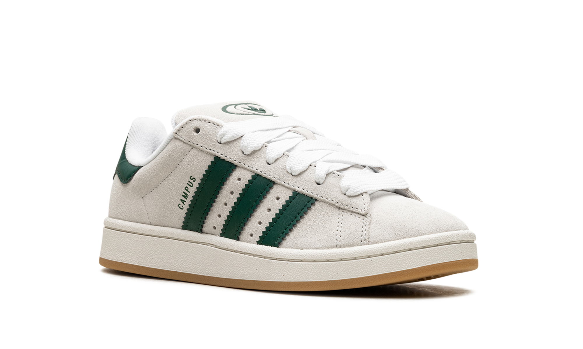 Adidas Campus 00s Crystal White Collegiate Green