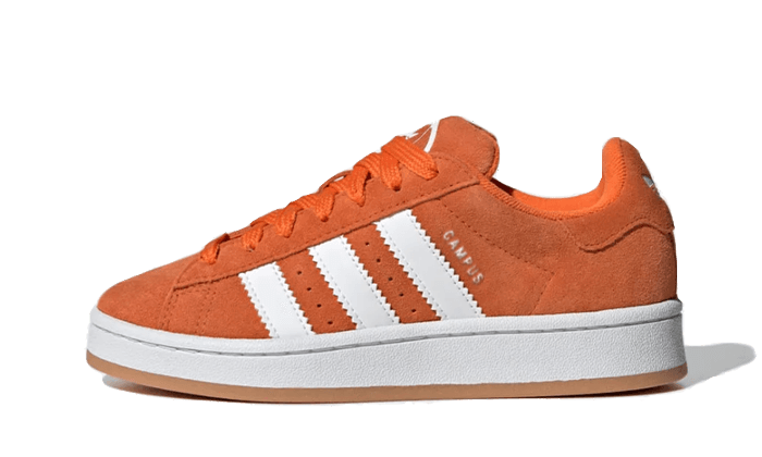 Adidas Campus 00s Orange Gum (Kids), Cloud White/Cloud White/Gum (IE7588)