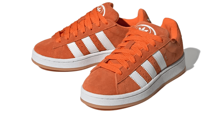 Adidas Campus 00s Orange Gum (Kids), Cloud White/Cloud White/Gum (IE7588)