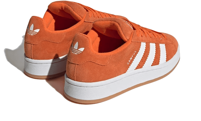 Adidas Campus 00s Orange Gum (Kids), Cloud White/Cloud White/Gum (IE7588)