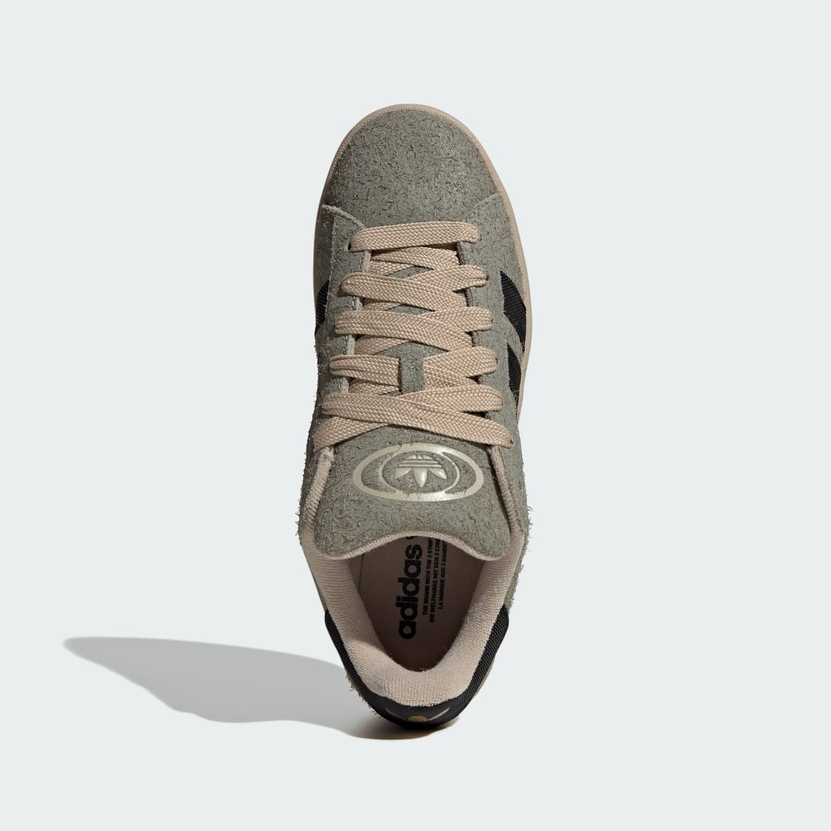 Adidas Campus 00s Silver Pebble Black Stone Khaki