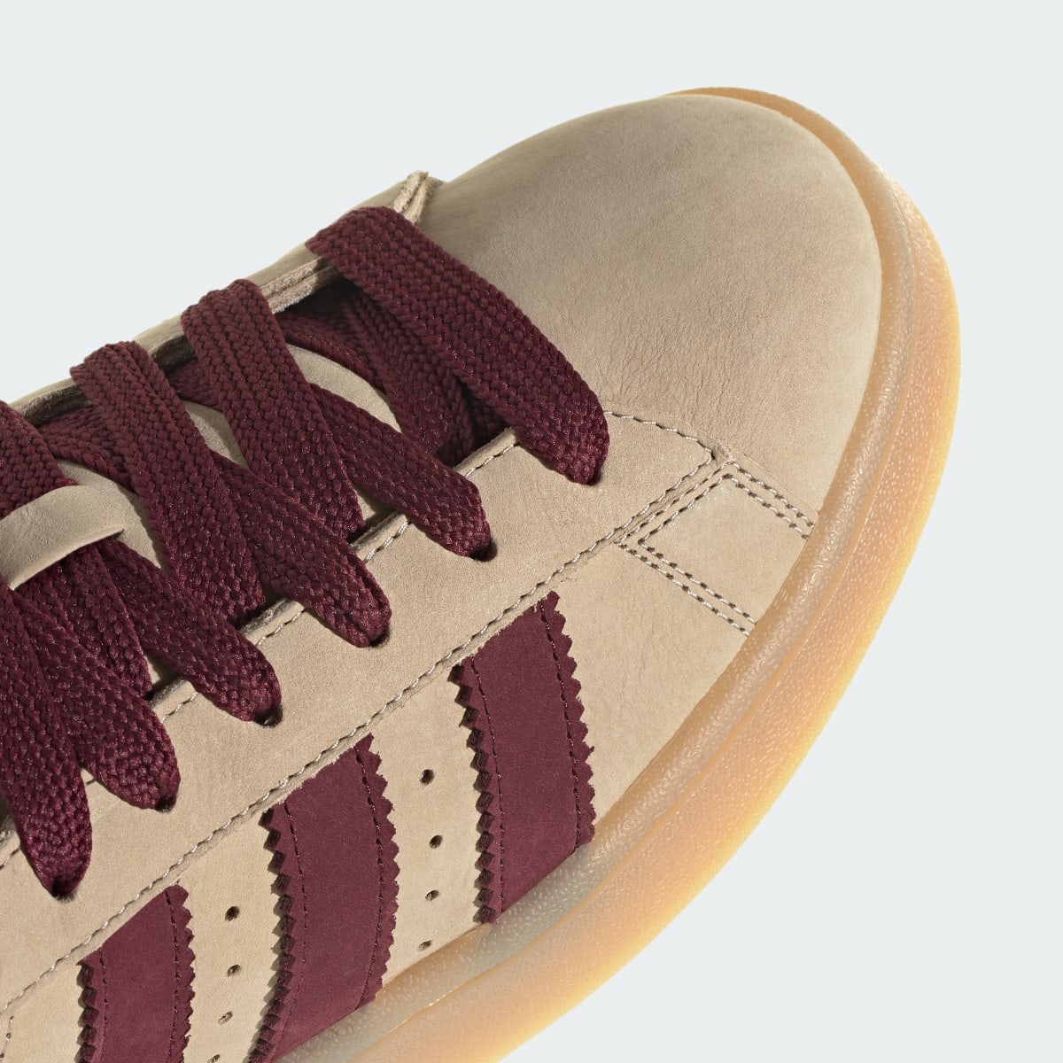 Adidas Campus 00s Stone Khaki Maroon Gum