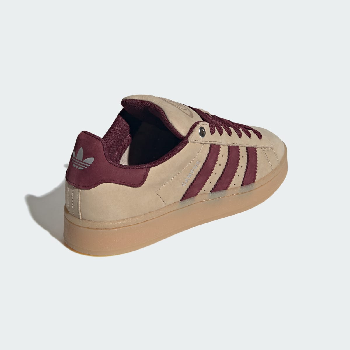 Adidas Campus 00s Stone Khaki Maroon Gum