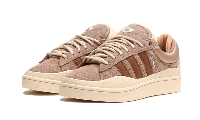 Adidas Campus Light Bad Bunny Chalky Brown, Sand Beige/Brown/Cream White (ID2529)