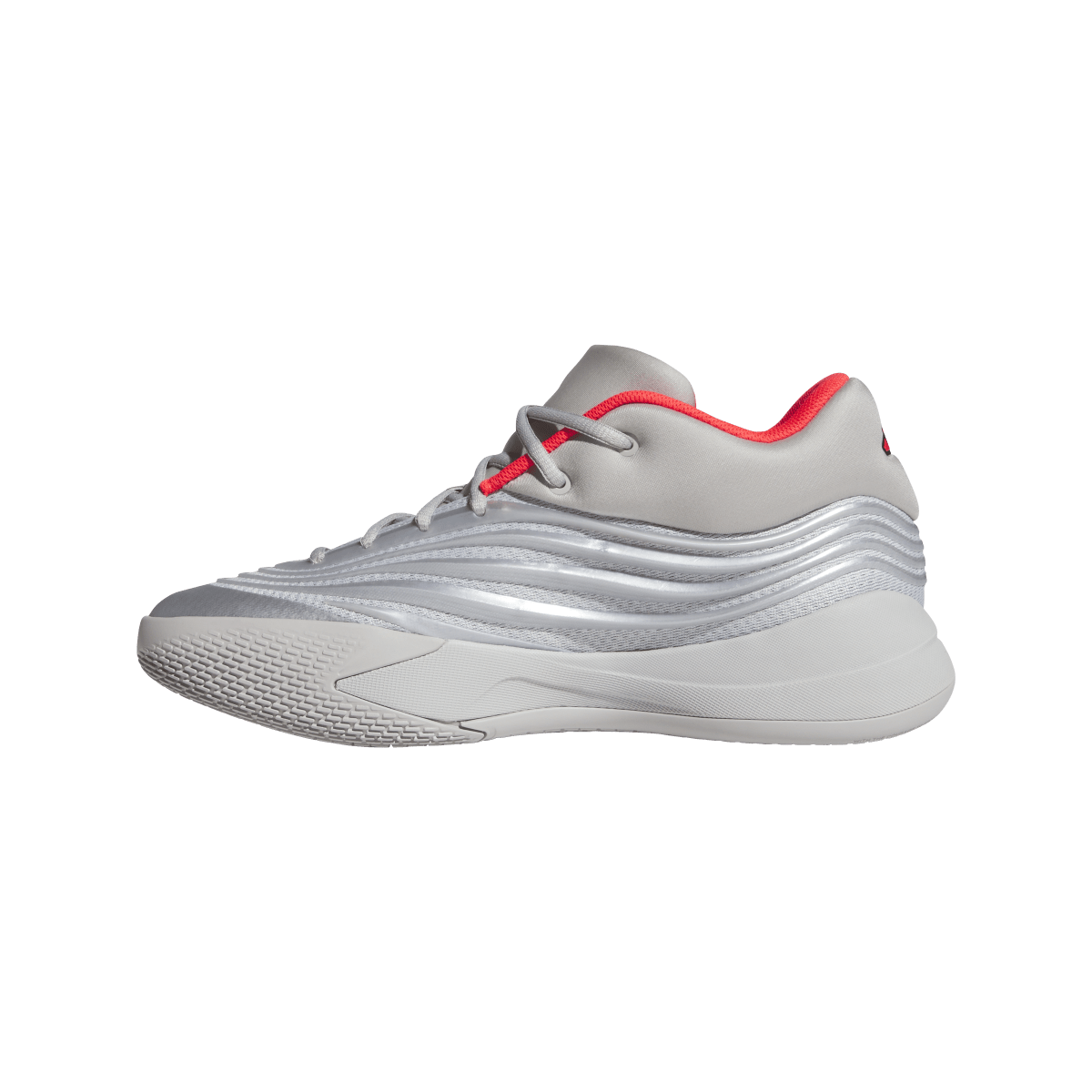 Adidas Dame 10 Silver Metallic Lucid Red