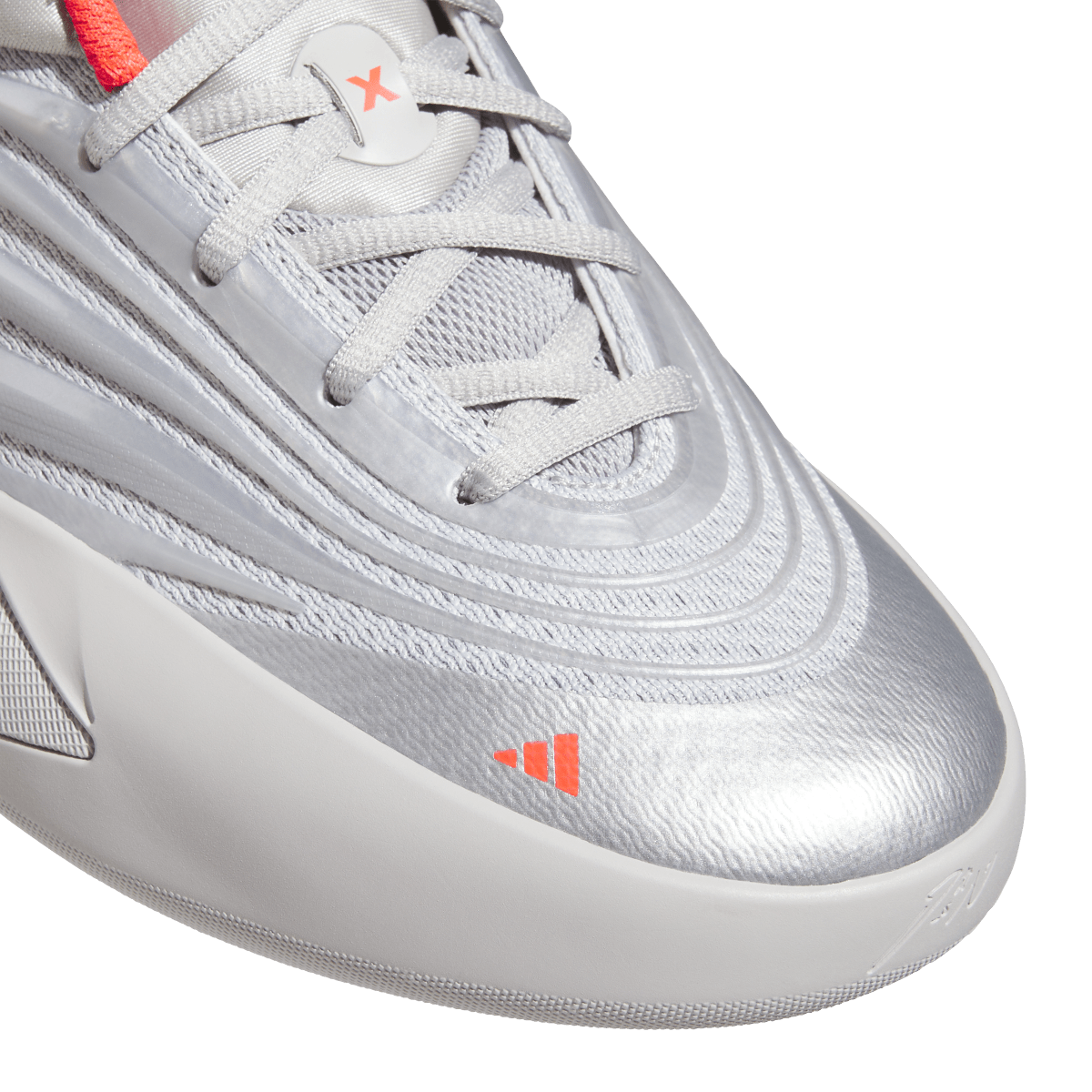 Adidas Dame 10 Silver Metallic Lucid Red