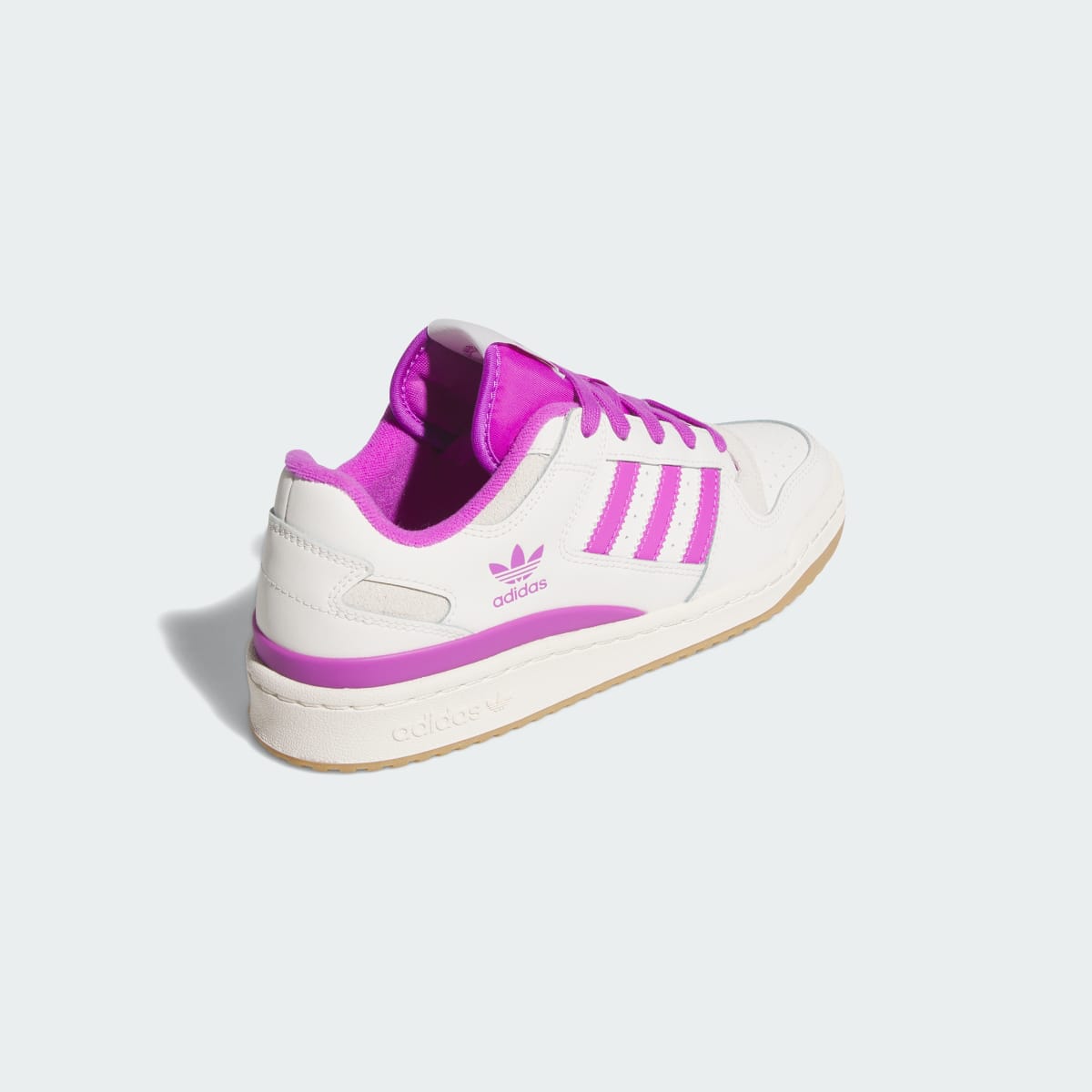 Adidas Forum Low CL Cloud White Purple Burst Cream White