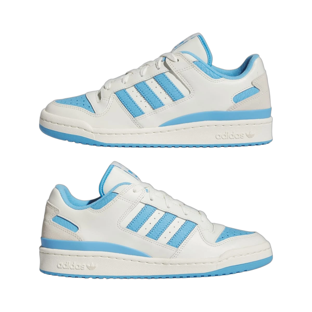 Adidas Forum Low CL Ivory Semi Blue Burst