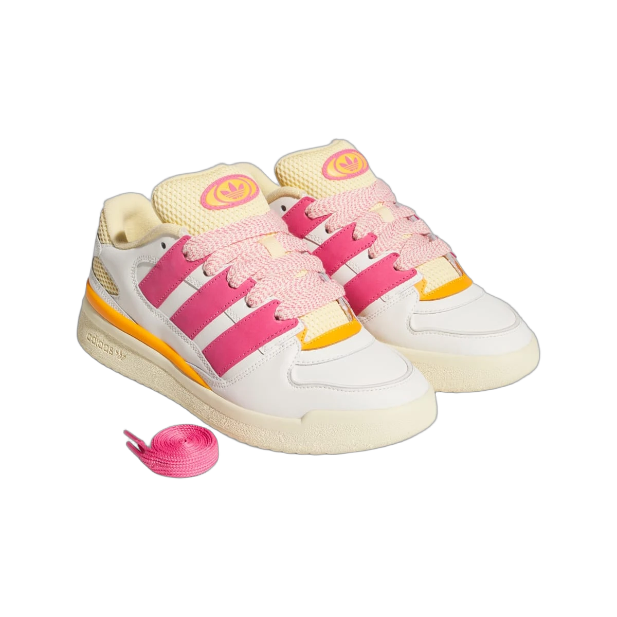 Adidas Forum2000 Off White Pink Fusion Orange Tint