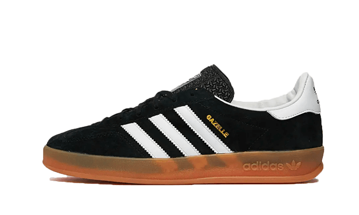 Adidas Gazelle Black White Gum, Core Black / Cloud White / Core Black (H06259)