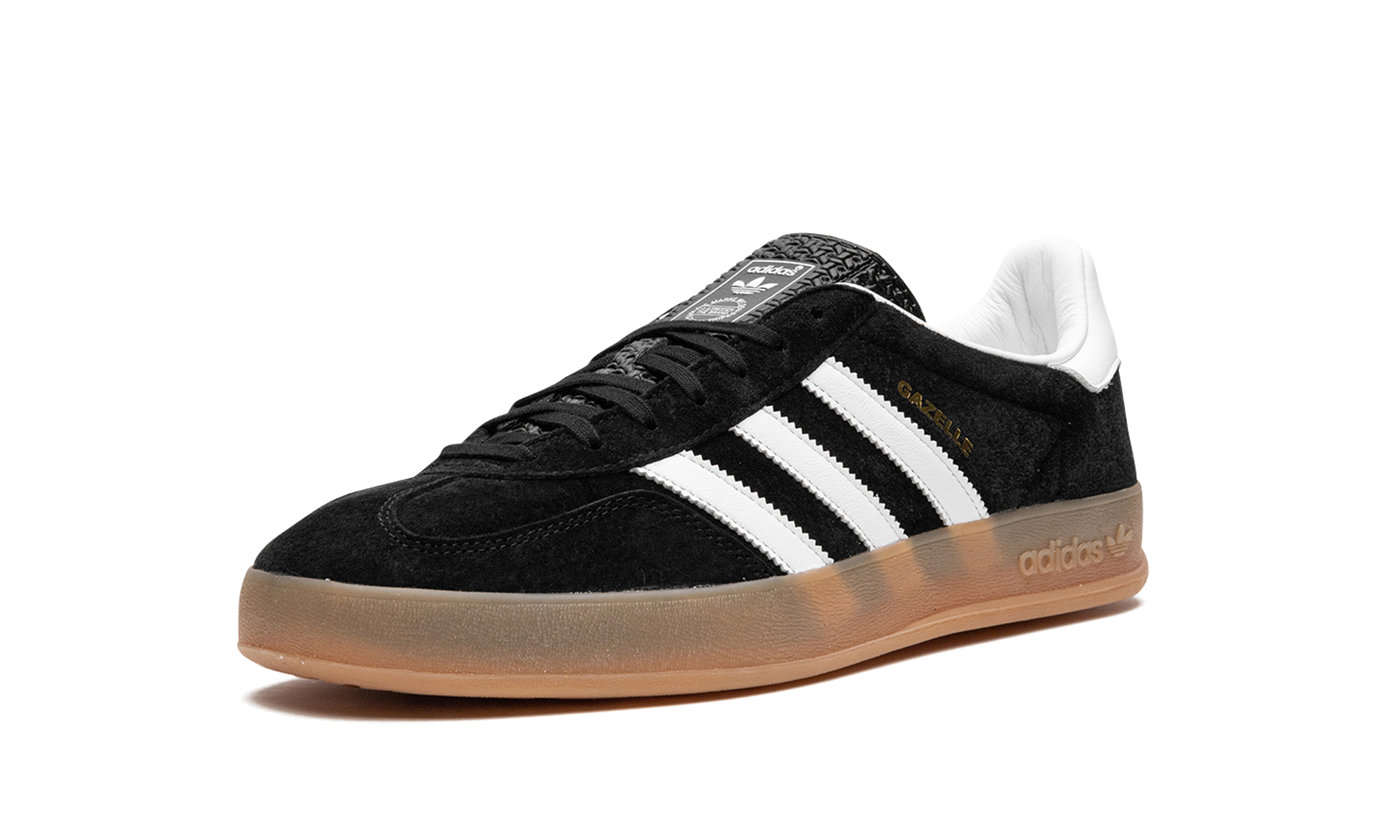 Adidas Gazelle Black White Gum