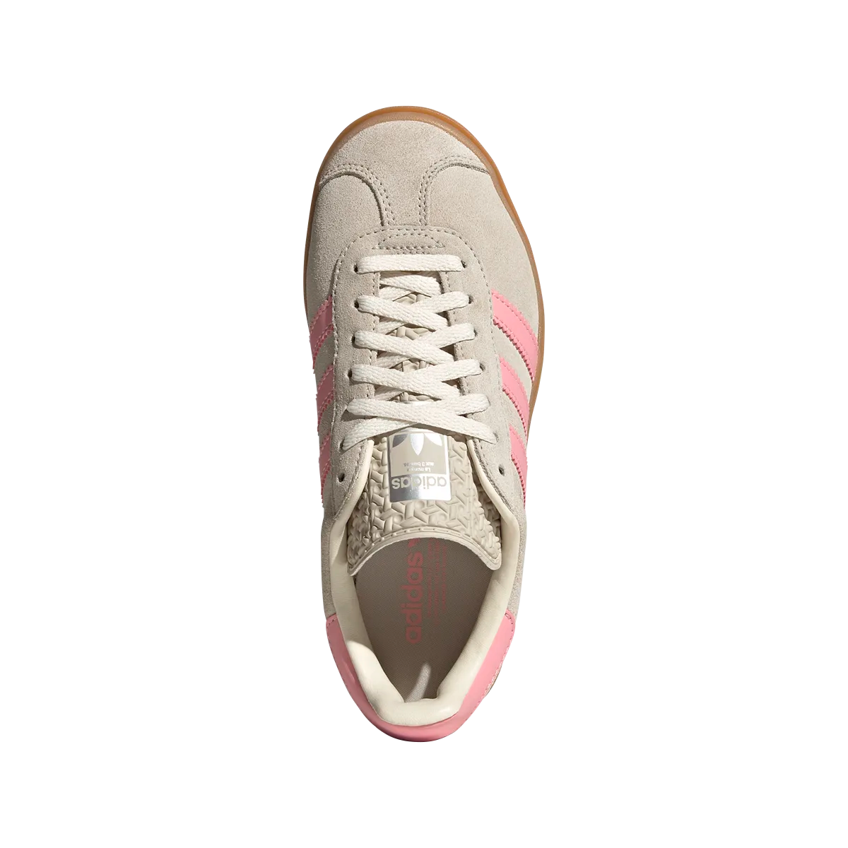 Adidas Gazelle Bold Beige Semi Pink Spark, Beige/Semi Pink Spark/Cream White (JQ7409)
