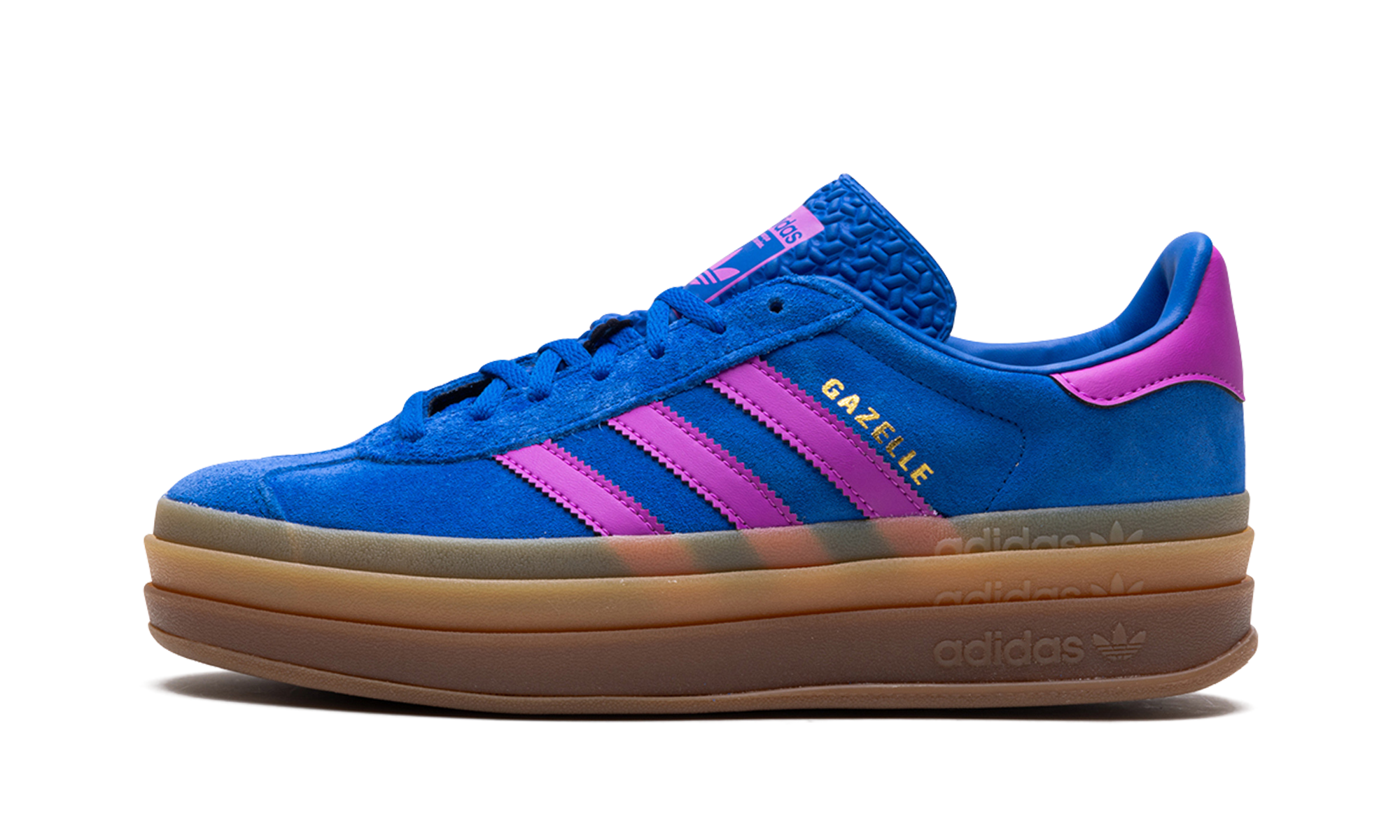 Adidas Gazelle Bold Bold Blue Lucid Pink