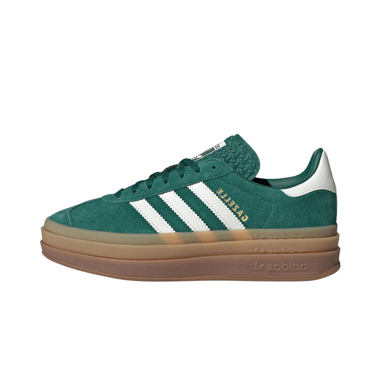 Adidas Gazelle Bold Collegiate Green, Collegiate Green/Off White/Gold Metallic (JI0325)