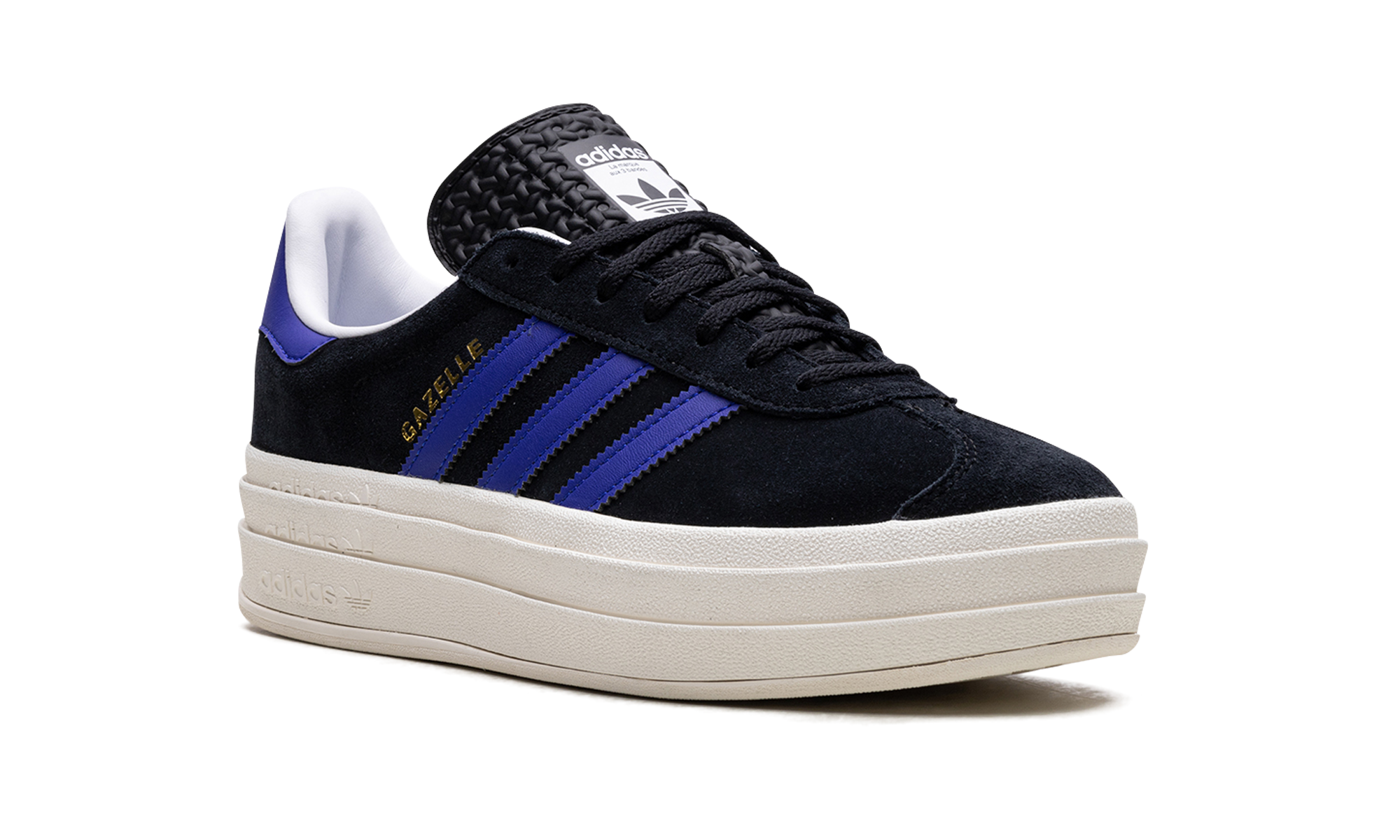 Adidas Gazelle Bold Core Black Lucid Blue