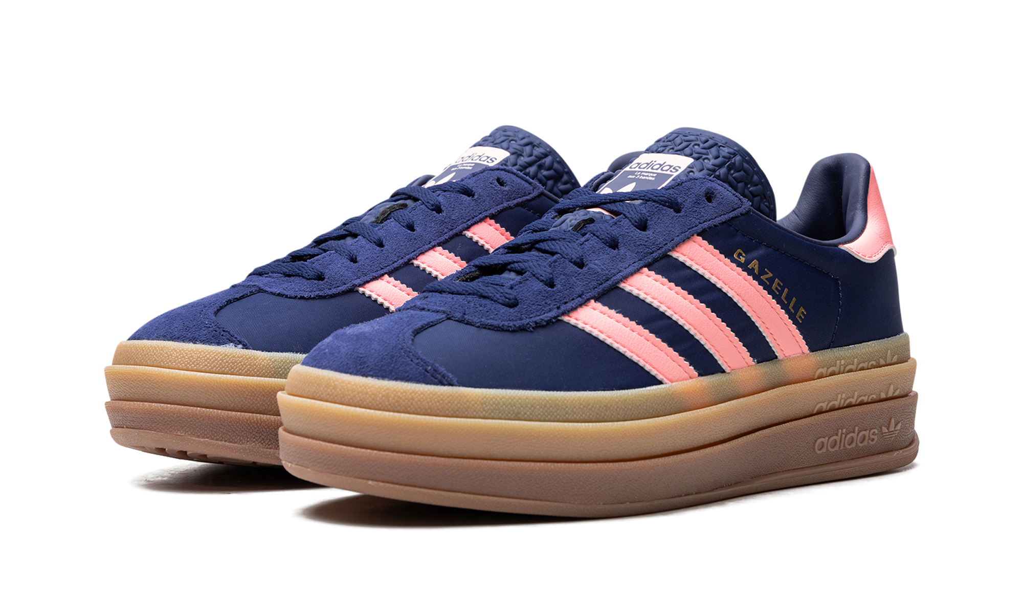 Adidas Gazelle Bold Dark Blue Pink Spark