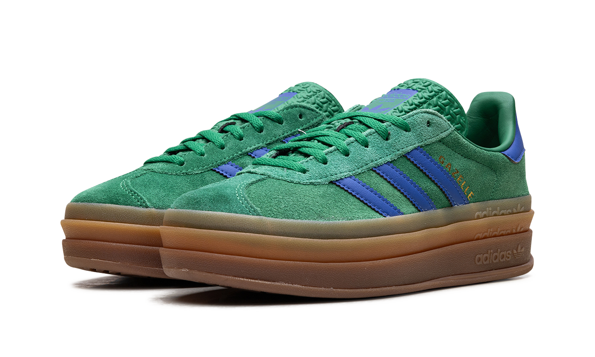 Adidas Gazelle Bold Green Blue Gum