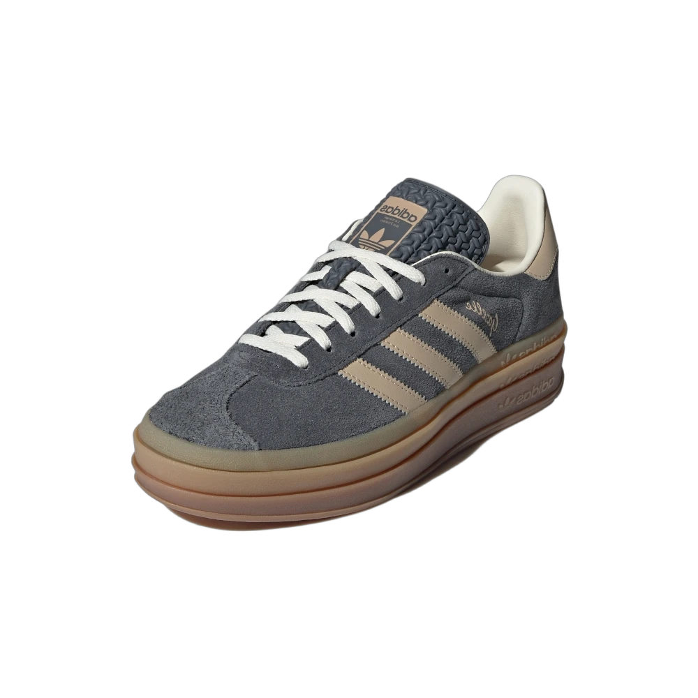 Adidas Gazelle Bold Grey Magic Beige Gum, Grey Six/Magic Beige/Cream White (IE0428)