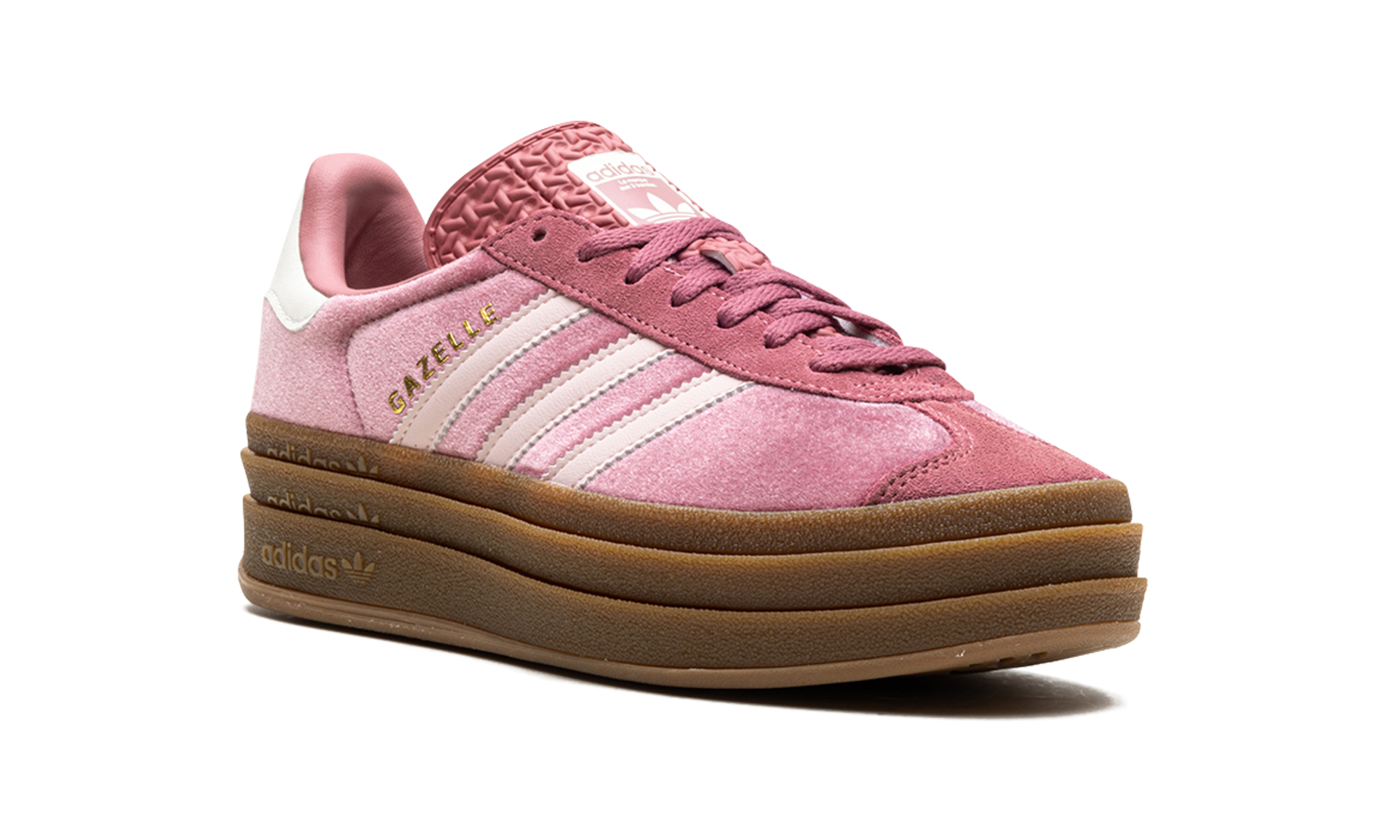 Adidas Gazelle Bold Sandy Pink Velvet