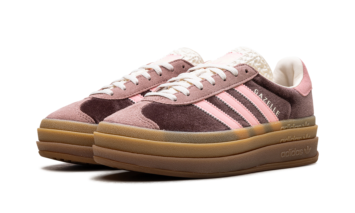 Adidas Gazelle Bold Shadow Brown Warm Clay Glow Pink