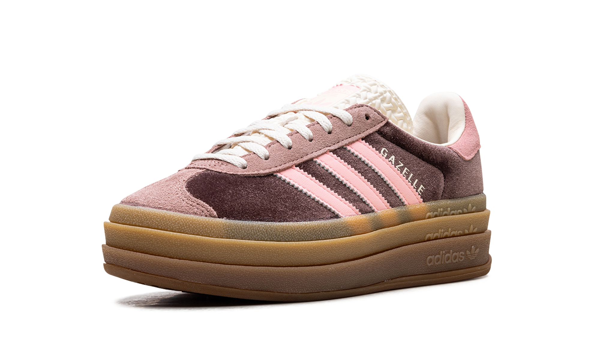 Adidas Gazelle Bold Shadow Brown Warm Clay Glow Pink