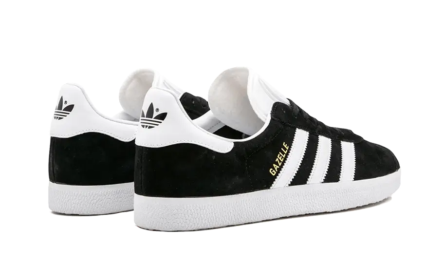 Adidas Gazelle Core Black Cloud White Gold, Core Black/White/Gold Metallic (BB5476)