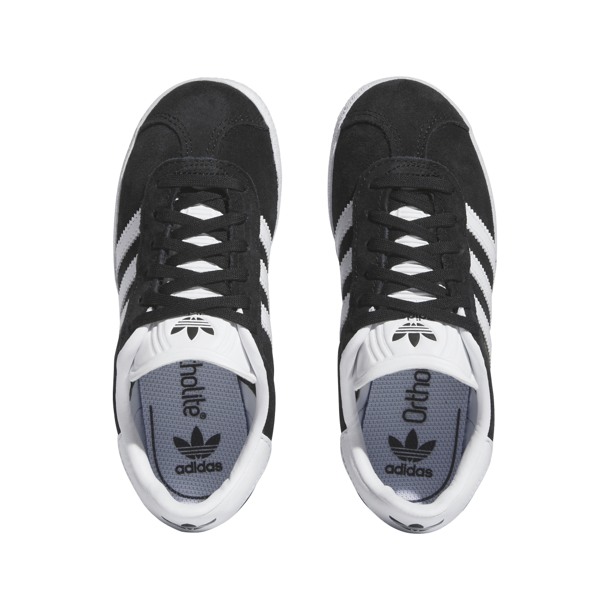 Adidas Gazelle Core Black Cloud White Gold Metallic (PS)