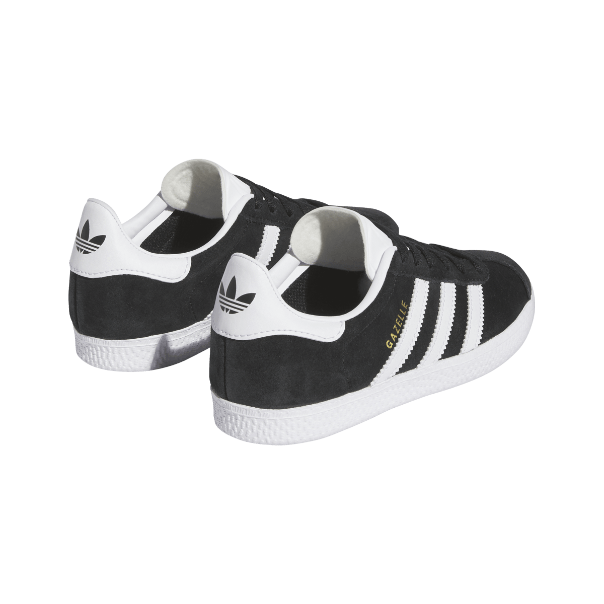 Adidas Gazelle Core Black Cloud White Gold Metallic (PS)