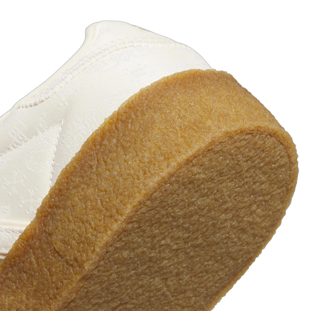 Adidas Gazelle Crepe CLOT By Edison Chen Crew White, Cream White/Core White/Gold Metallic (JR5410)