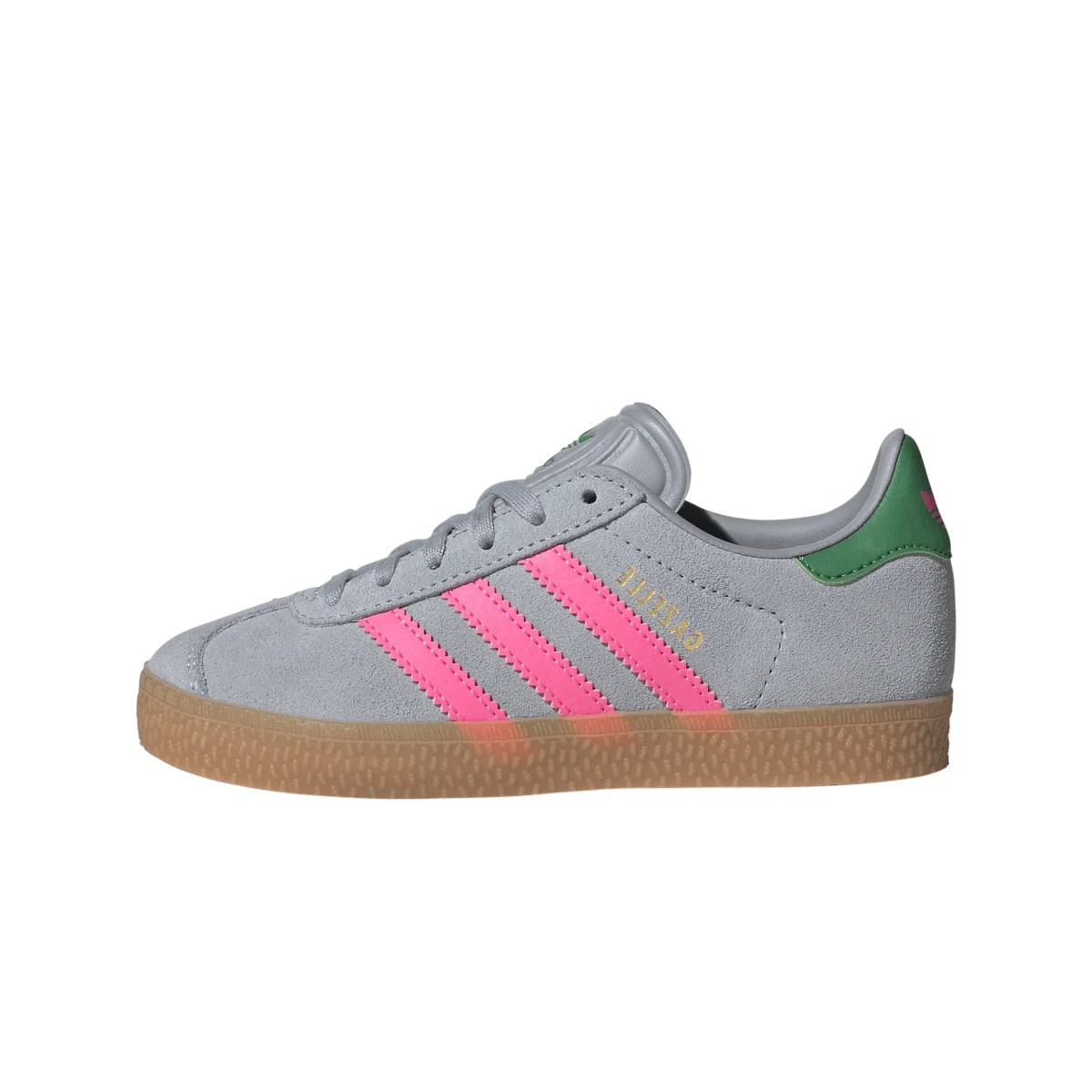 Adidas Gazelle Halo Silver Lucid Pink Green (PS)