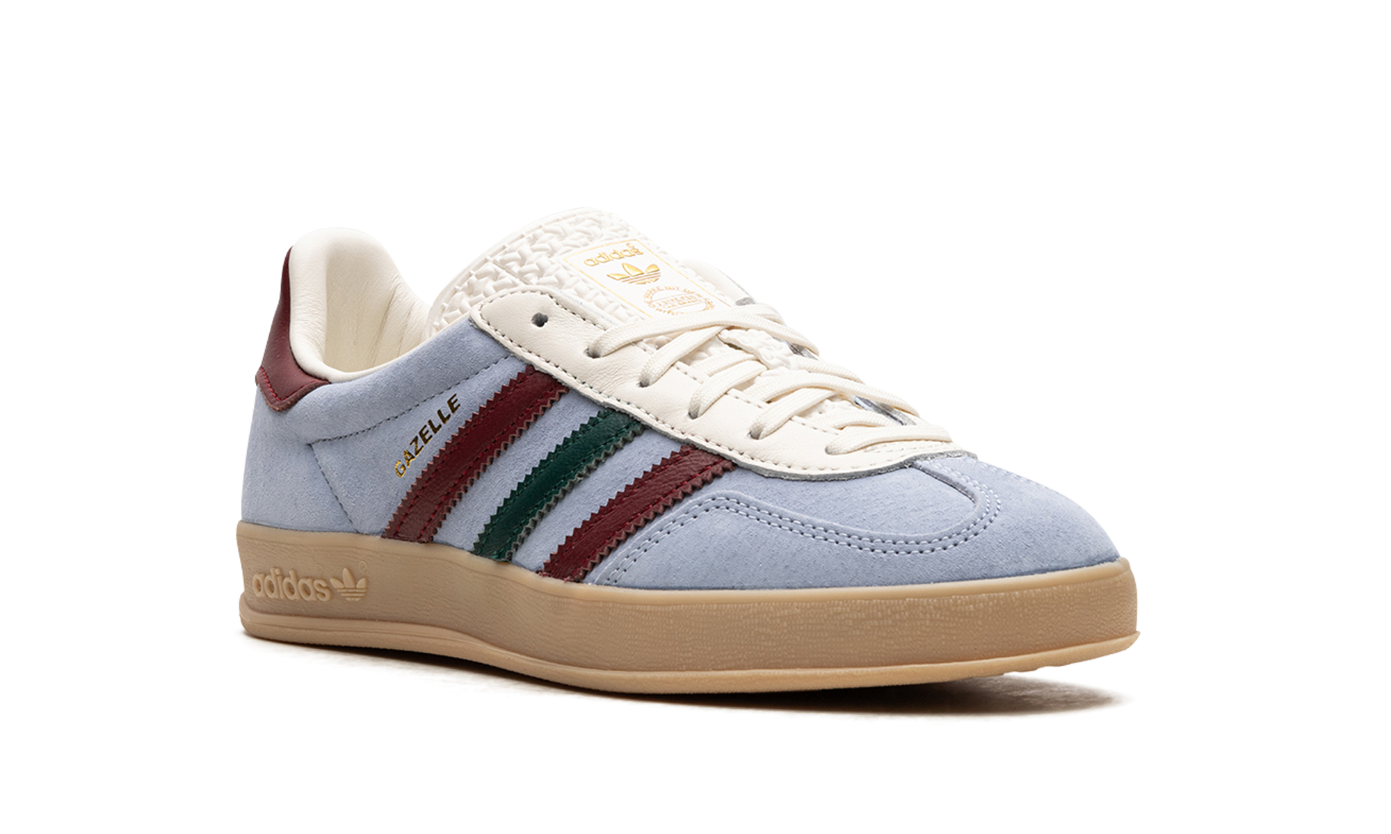 Adidas Gazelle Indoor Blue Dawn Collegiate Burgundy
