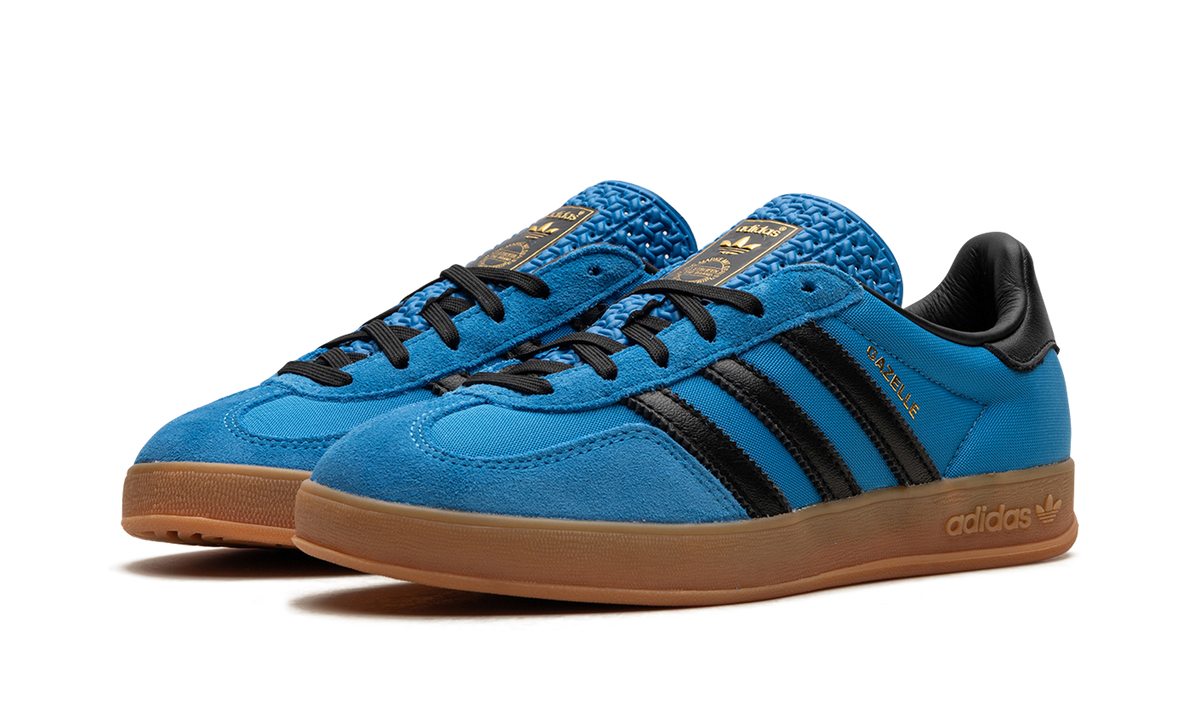 Adidas Gazelle Indoor Bright Blue Black Gum