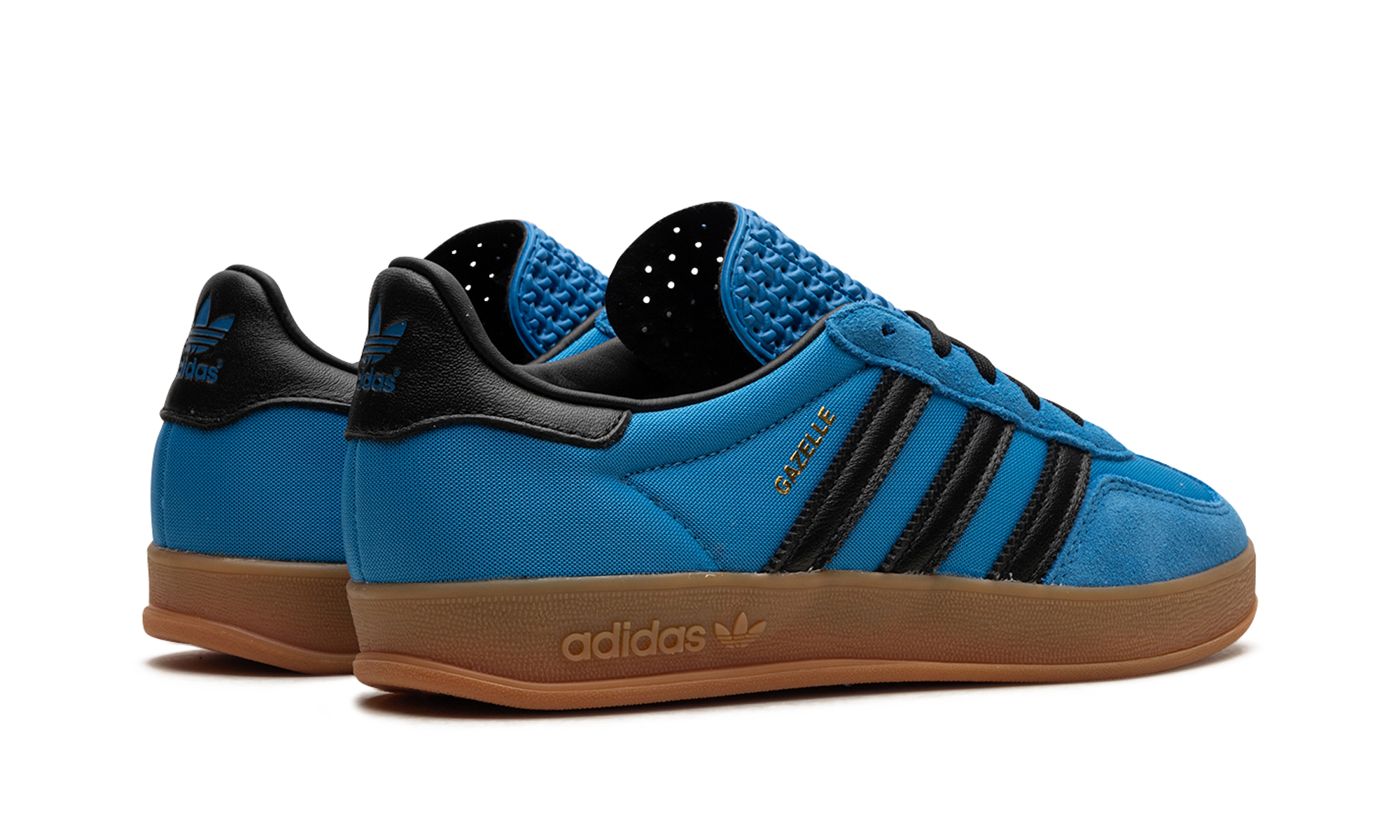Adidas Gazelle Indoor Bright Blue Black Gum
