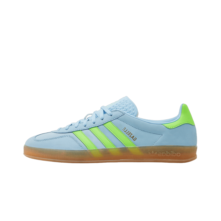 Adidas Gazelle Indoor Clear Sky Solar Green, Clear Sky/Solar Green/Gum (JI1372)