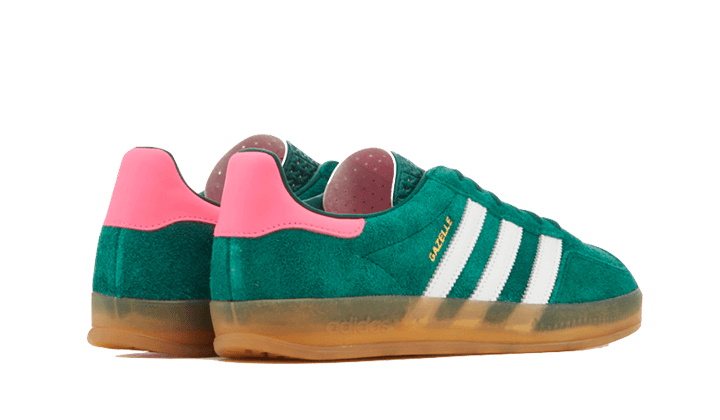 Adidas Gazelle Indoor Collegiate Green Lucid Pink, Collegiate Green/Footwear White/Lucid Pink (IG5929)