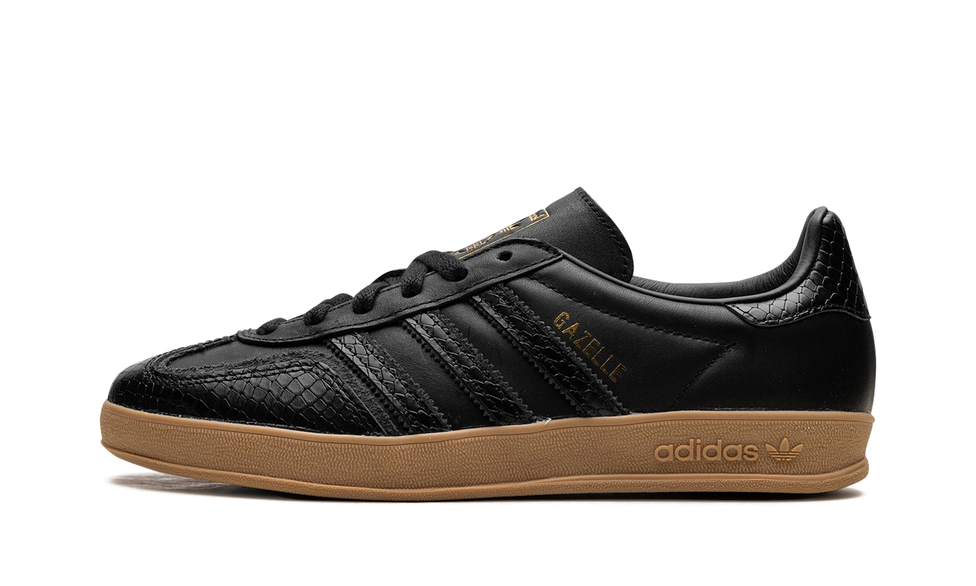 Adidas Gazelle Indoor Core Black Snakeskin