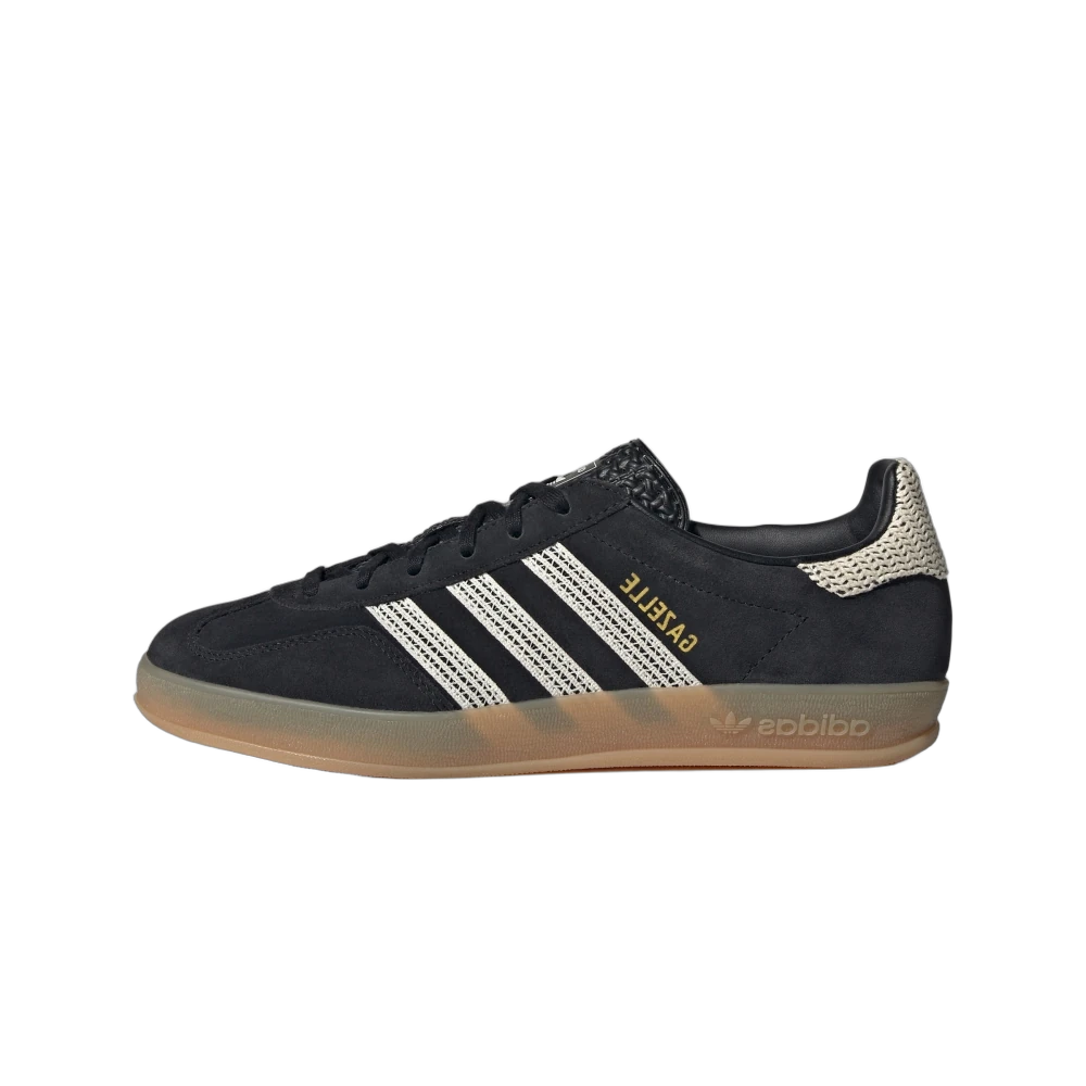 Adidas Gazelle Indoor Core Black Wonder White, Core Black/Wonder White/Gum (JI2755)