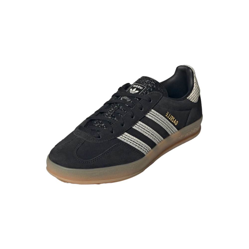 Adidas Gazelle Indoor Core Black Wonder White, Core Black/Wonder White/Gum (JI2755)