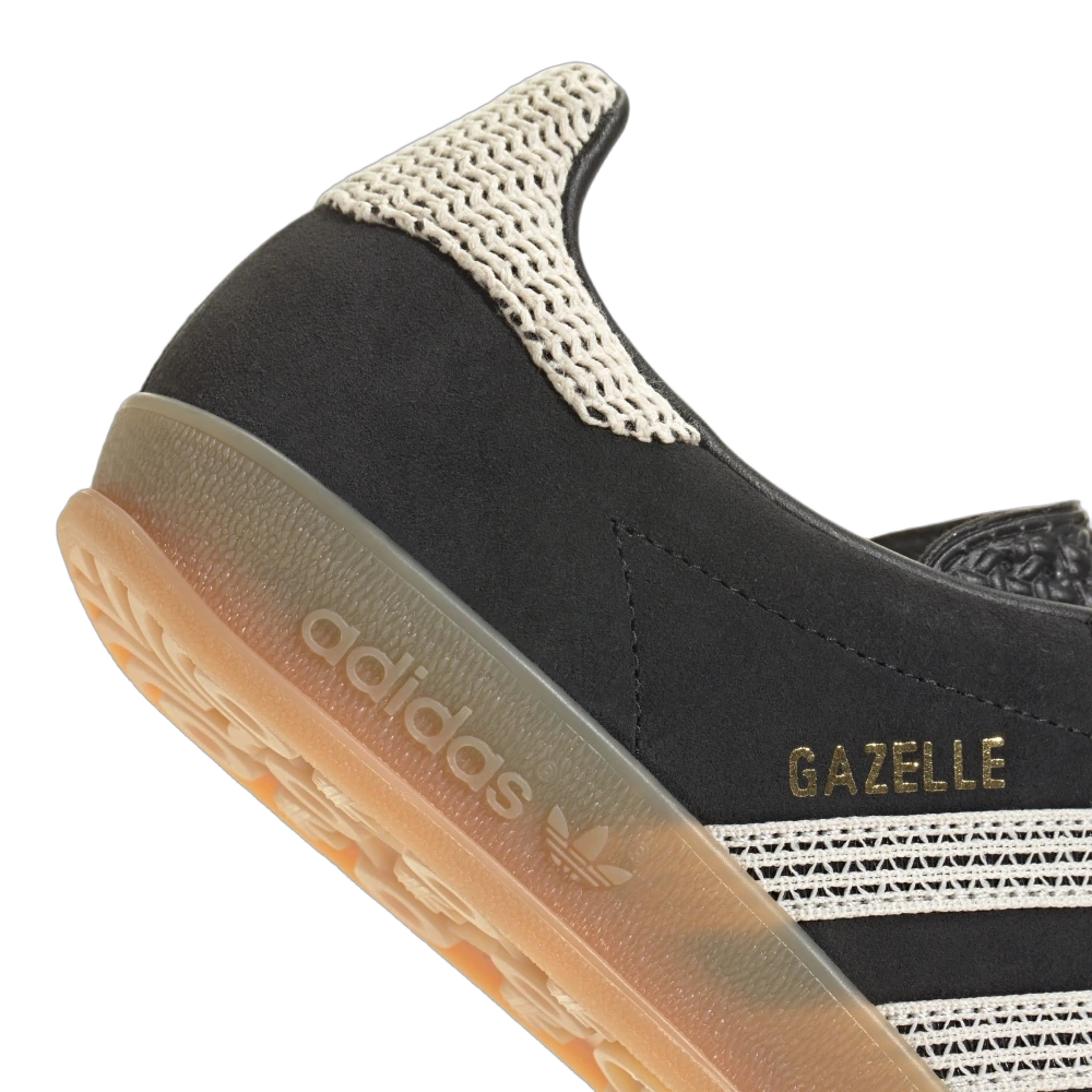 Adidas Gazelle Indoor Core Black Wonder White, Core Black/Wonder White/Gum (JI2755)