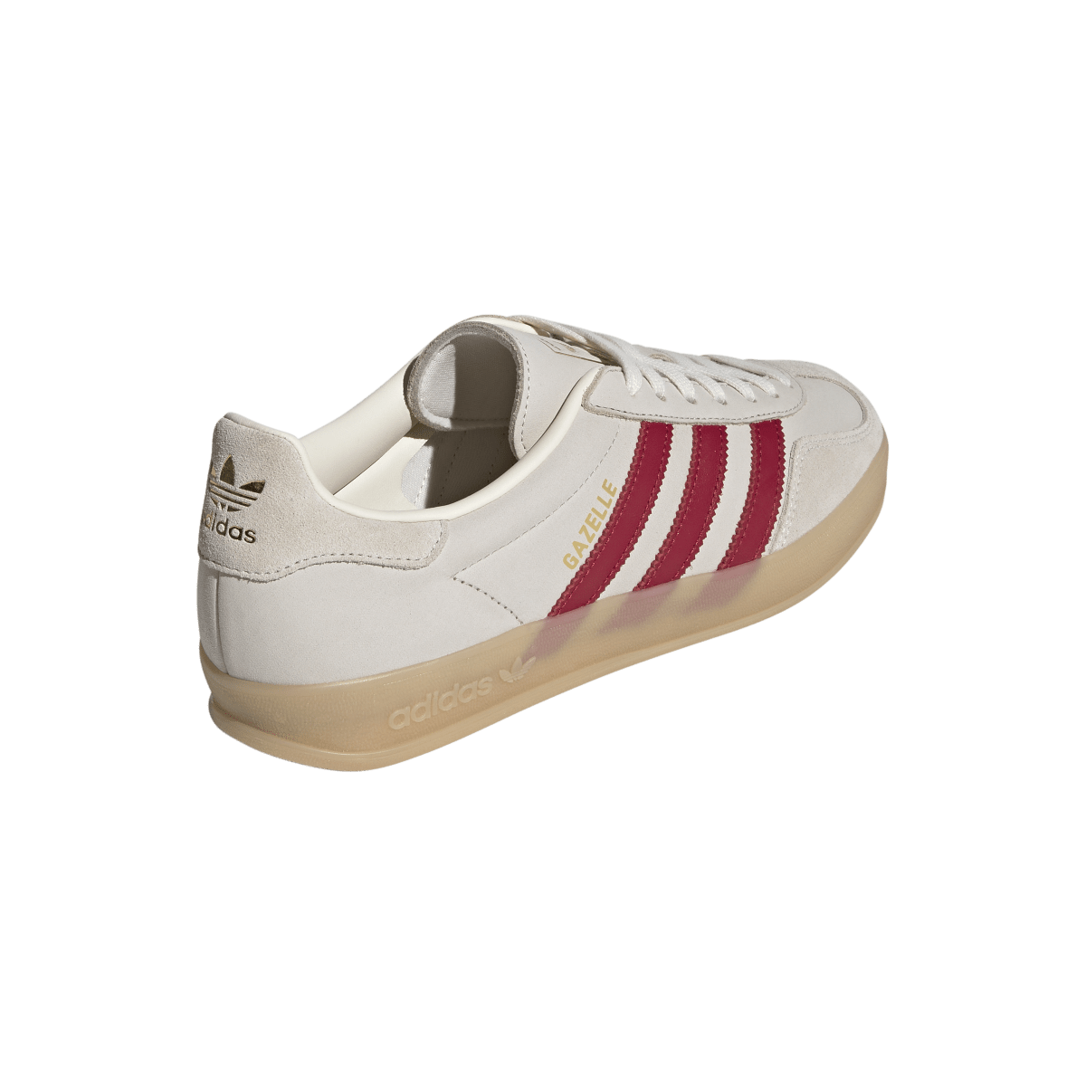 Adidas Gazelle Indoor Cream White Red Gum