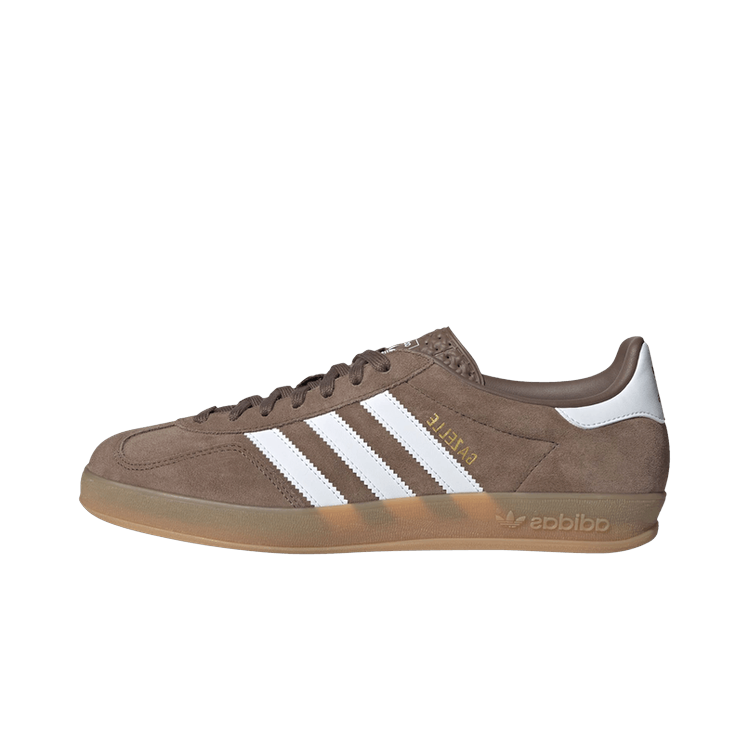 Adidas Gazelle Indoor Earth Strata White Gold Metallic, Earth Strata/Cloud White/Gold Metallic (JQ0175)