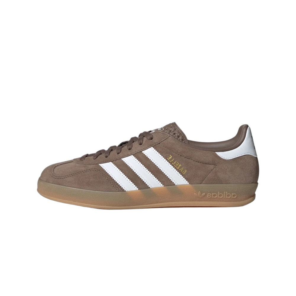 Adidas Gazelle Indoor Earth Strata White Gold Metallic, Earth Strata/Cloud White/Gold Metallic (JQ0175)