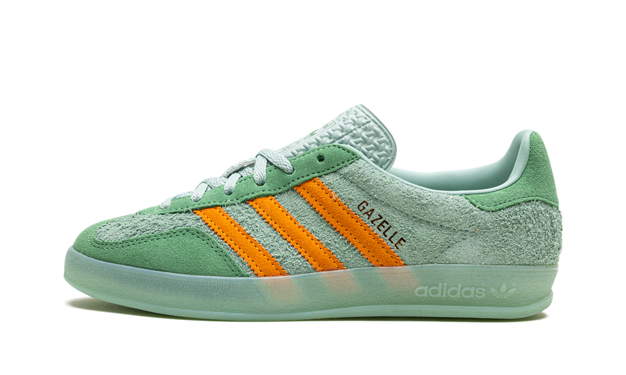Adidas Gazelle Indoor Hazy Green Crew Yellow