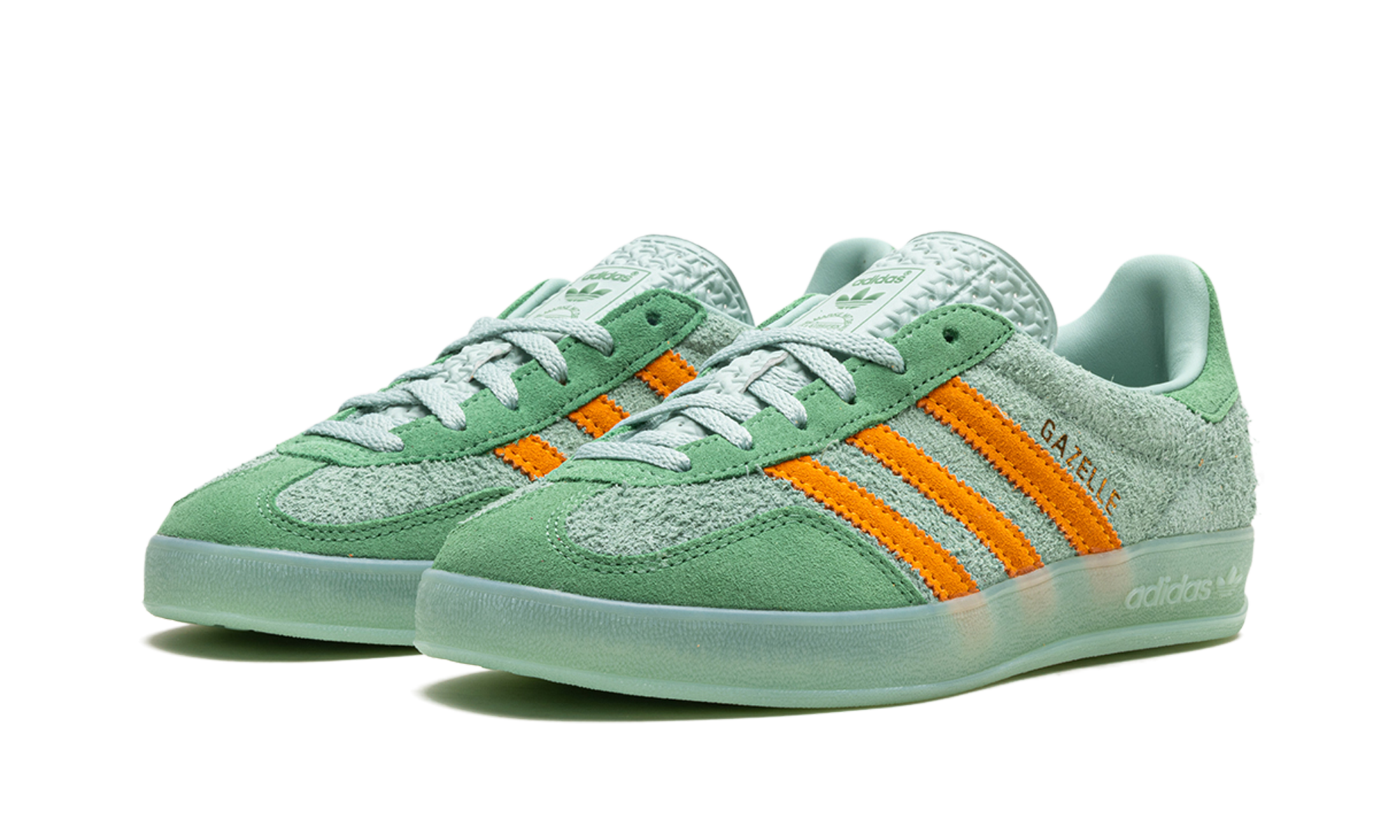 Adidas Gazelle Indoor Hazy Green Crew Yellow